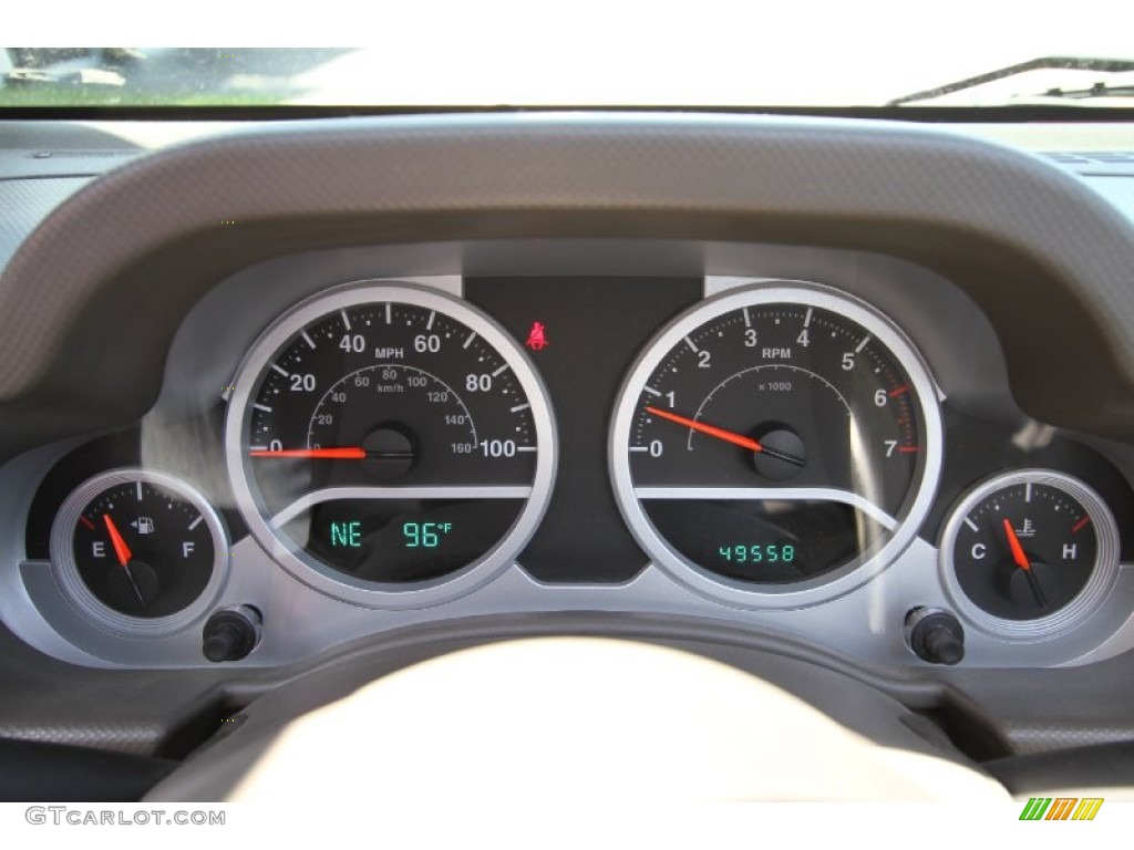 2007 Jeep Wrangler Sahara 4x4 Gauges Photo #51062470