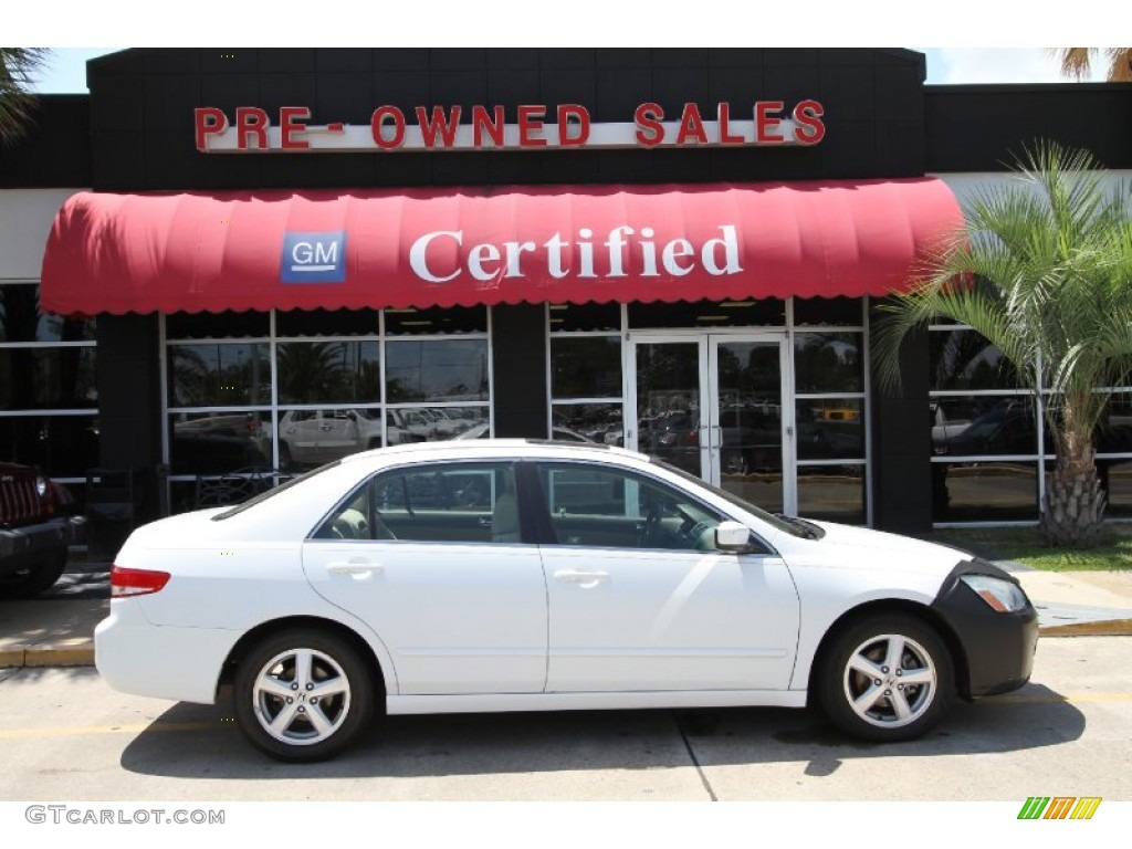2004 Accord EX Sedan - Taffeta White / Ivory photo #1