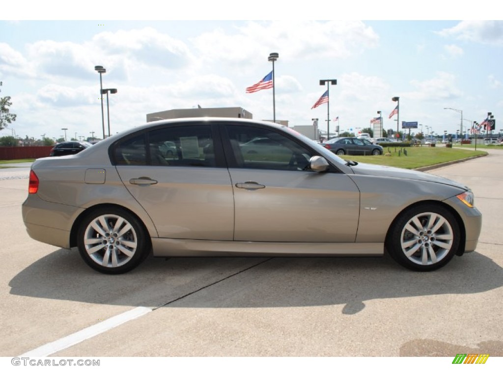 2007 3 Series 328i Sedan - Platinum Bronze Metallic / Beige photo #4