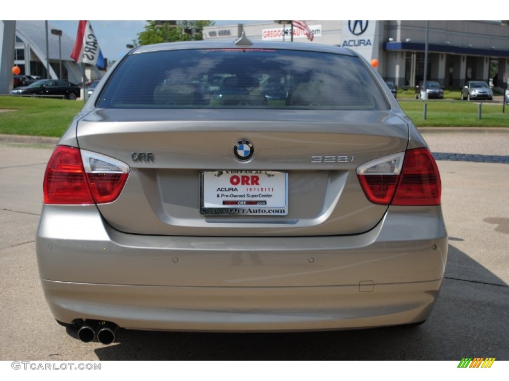 2007 3 Series 328i Sedan - Platinum Bronze Metallic / Beige photo #6