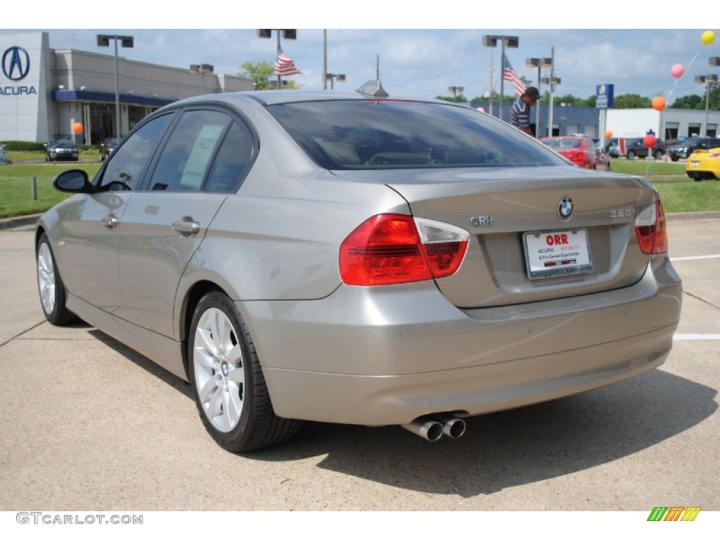 2007 3 Series 328i Sedan - Platinum Bronze Metallic / Beige photo #7