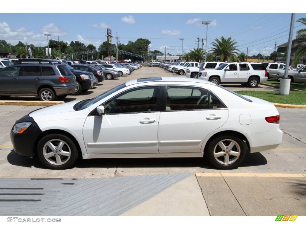 2004 Accord EX Sedan - Taffeta White / Ivory photo #5