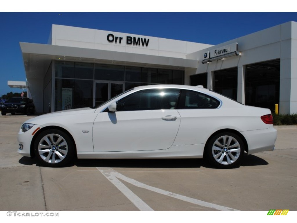 2011 3 Series 328i Coupe - Alpine White / Oyster/Black Dakota Leather photo #5