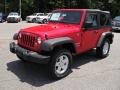 2011 Flame Red Jeep Wrangler Sport S 4x4  photo #1