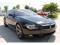 2008 Jet Black BMW 6 Series 650i Coupe  photo #3