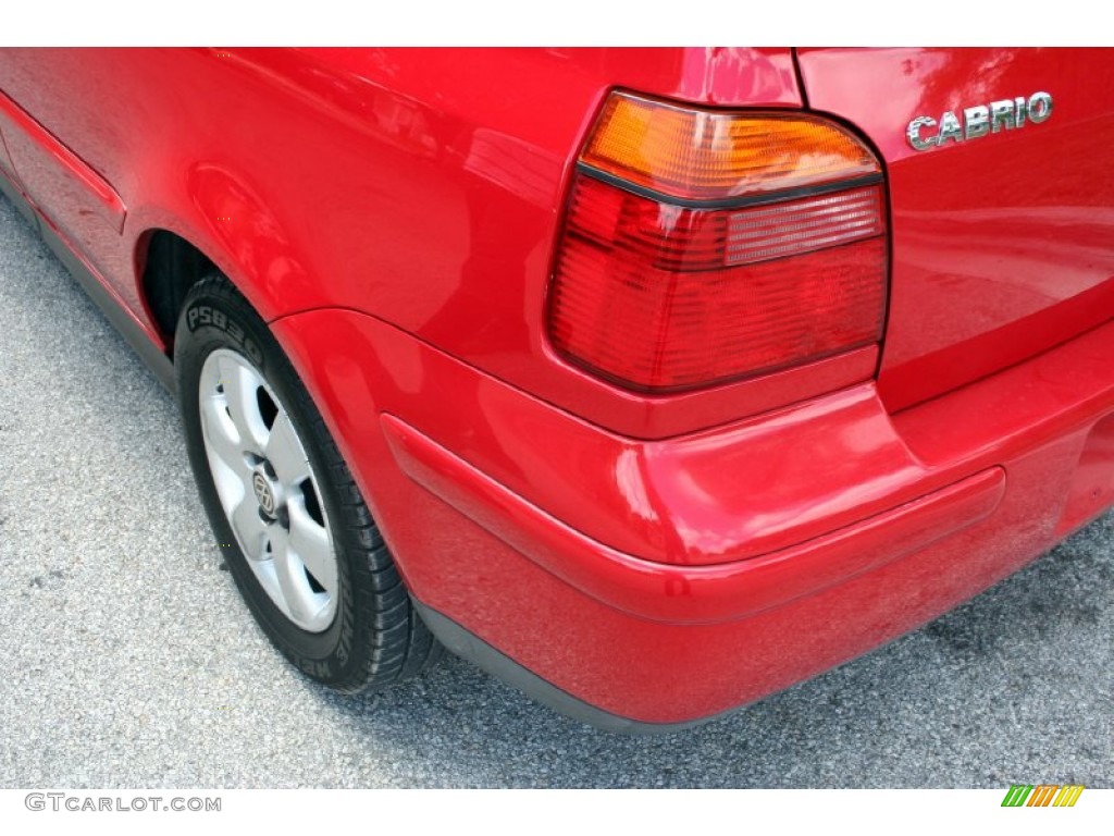 2001 Cabrio GLX - Tornado Red / Beige photo #21