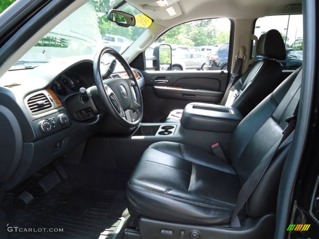 2007 Sierra 2500HD SLT Crew Cab 4x4 - Onyx Black / Ebony Black photo #10