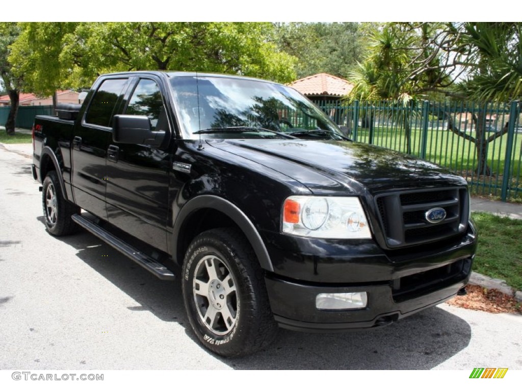 2004 F150 FX4 SuperCrew 4x4 - Black / Black photo #18