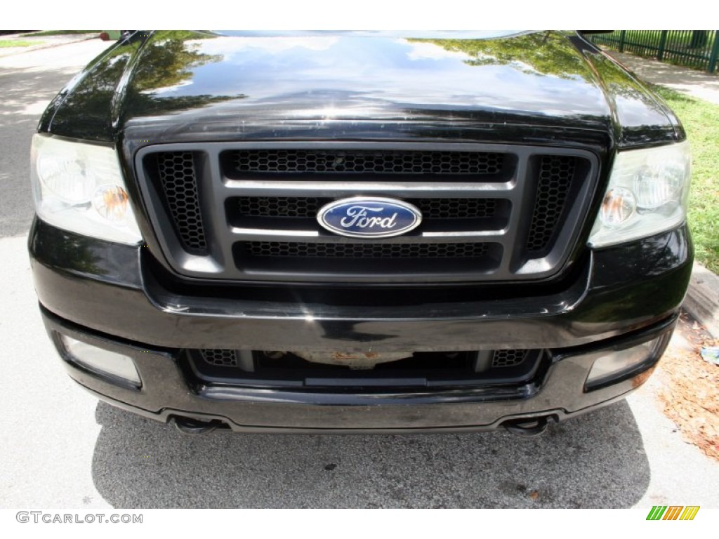 2004 F150 FX4 SuperCrew 4x4 - Black / Black photo #19