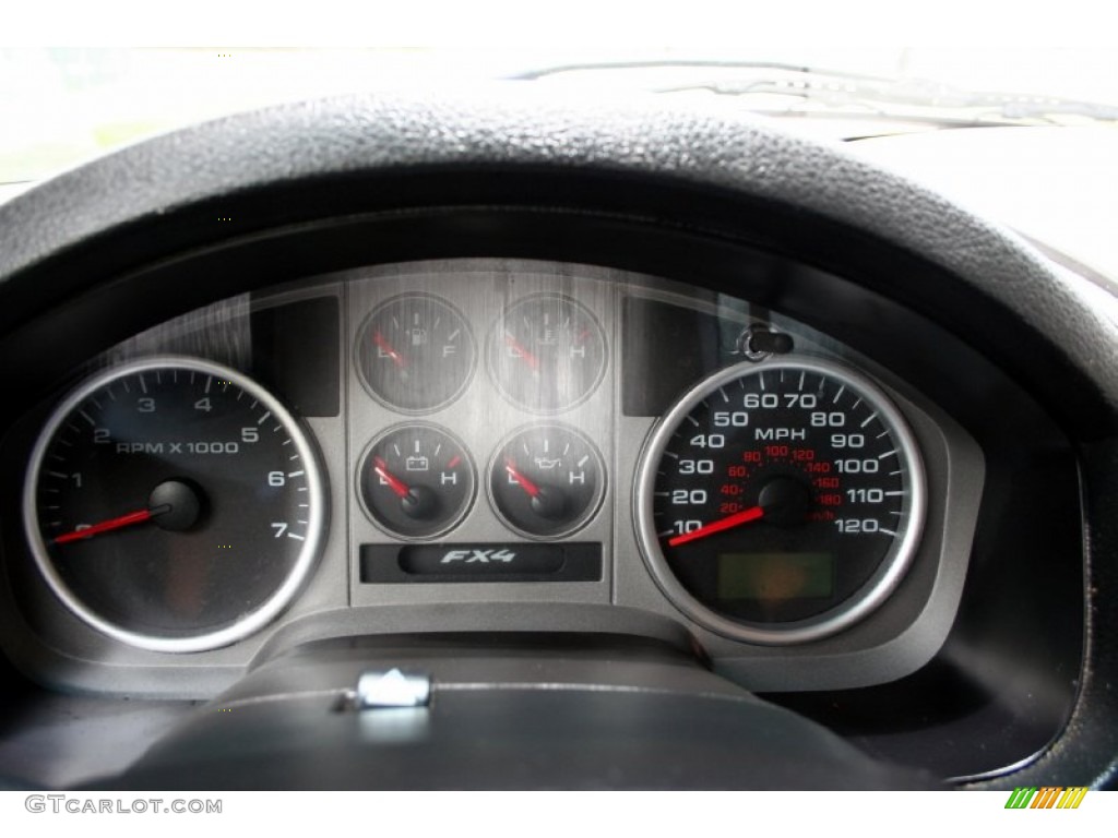 2004 F150 FX4 SuperCrew 4x4 - Black / Black photo #76
