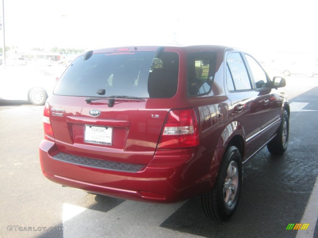 2009 Sorento LX - Spicy Red / Gray photo #5