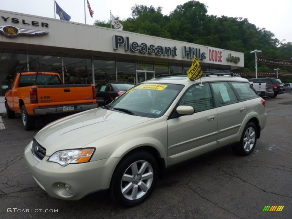 2007 Outback 2.5i Limited Wagon - Champagne Gold Opal / Taupe Leather photo #1