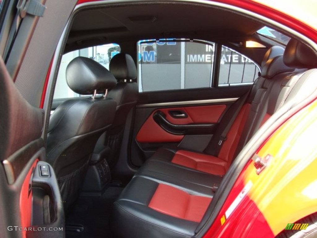 Imola Red Interior 2000 BMW M5 Standard M5 Model Photo #51070196
