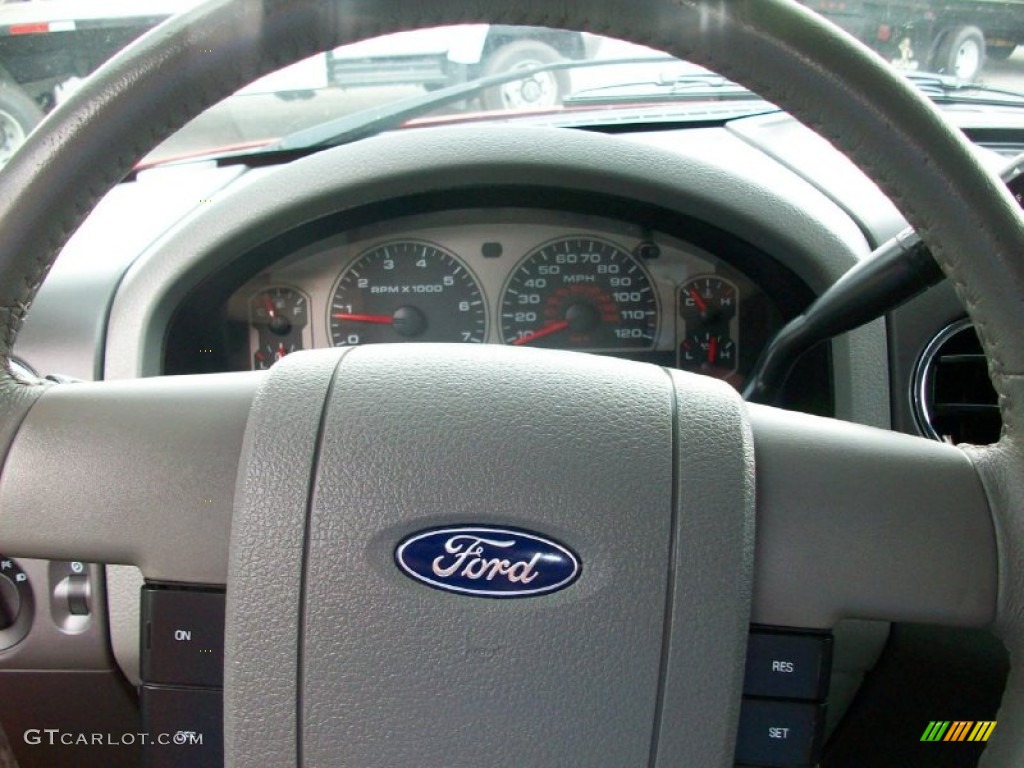 2006 F150 XLT SuperCrew 4x4 - Bright Red / Medium/Dark Flint photo #14