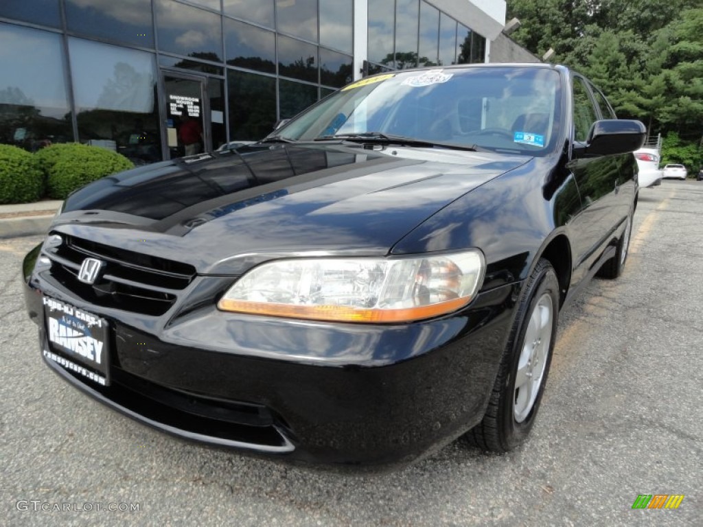 2000 Accord LX V6 Sedan - Nighthawk Black Pearl / Quartz photo #1