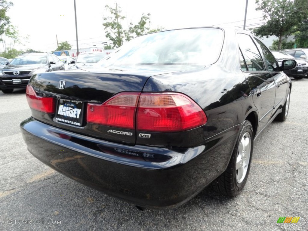 2000 Accord LX V6 Sedan - Nighthawk Black Pearl / Quartz photo #3