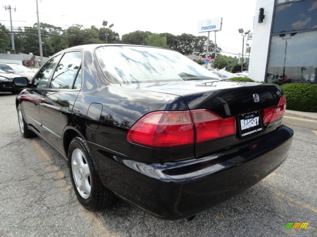 2000 Accord LX V6 Sedan - Nighthawk Black Pearl / Quartz photo #4