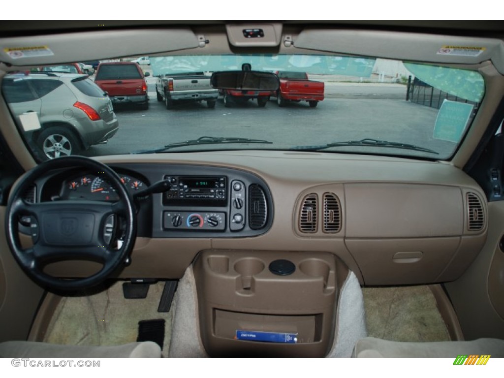 2003 Dodge Ram Van 1500 Passenger Conversion Sandstone Dashboard Photo #51070901