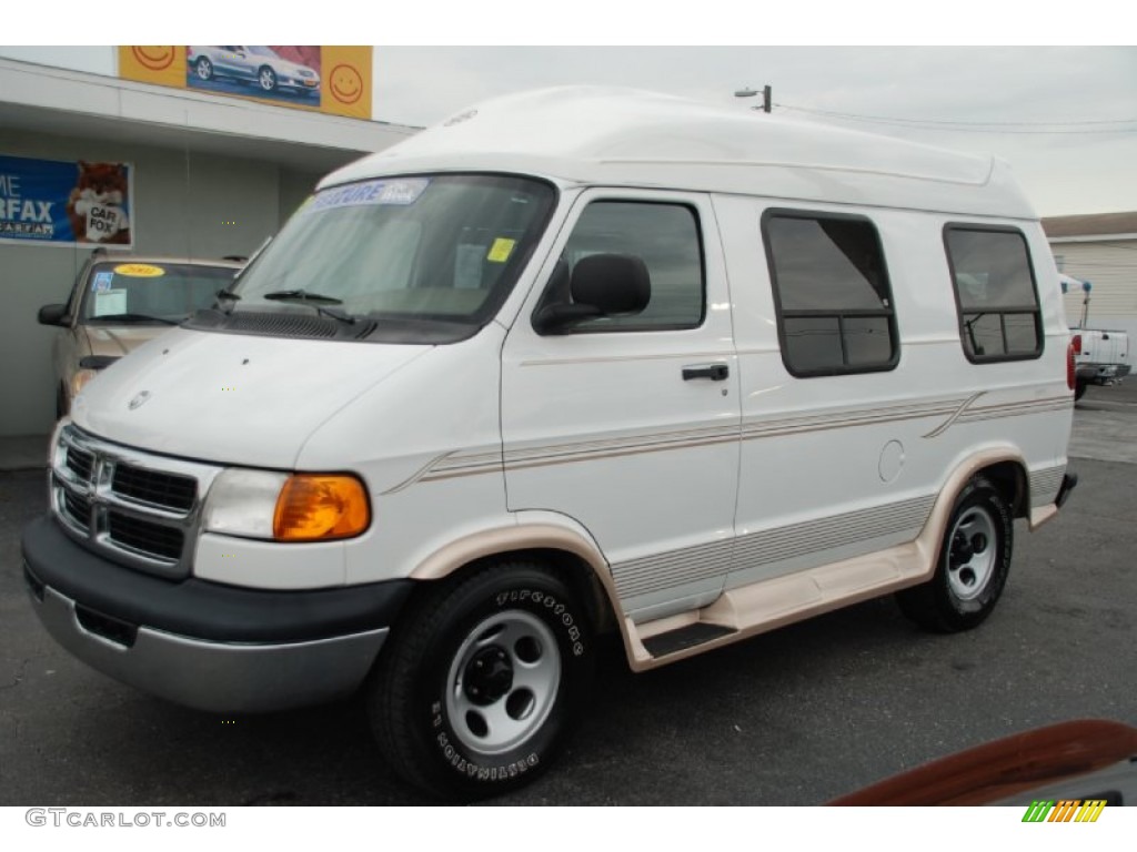 Bright White 2003 Dodge Ram Van 1500 Passenger Conversion Exterior Photo #51070958