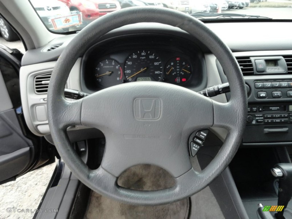 2000 Honda Accord LX V6 Sedan Quartz Steering Wheel Photo #51071159