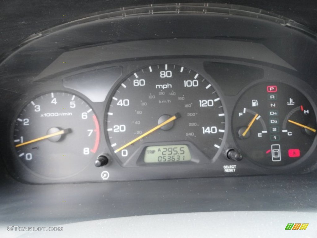 2000 Honda Accord LX V6 Sedan Gauges Photo #51071174