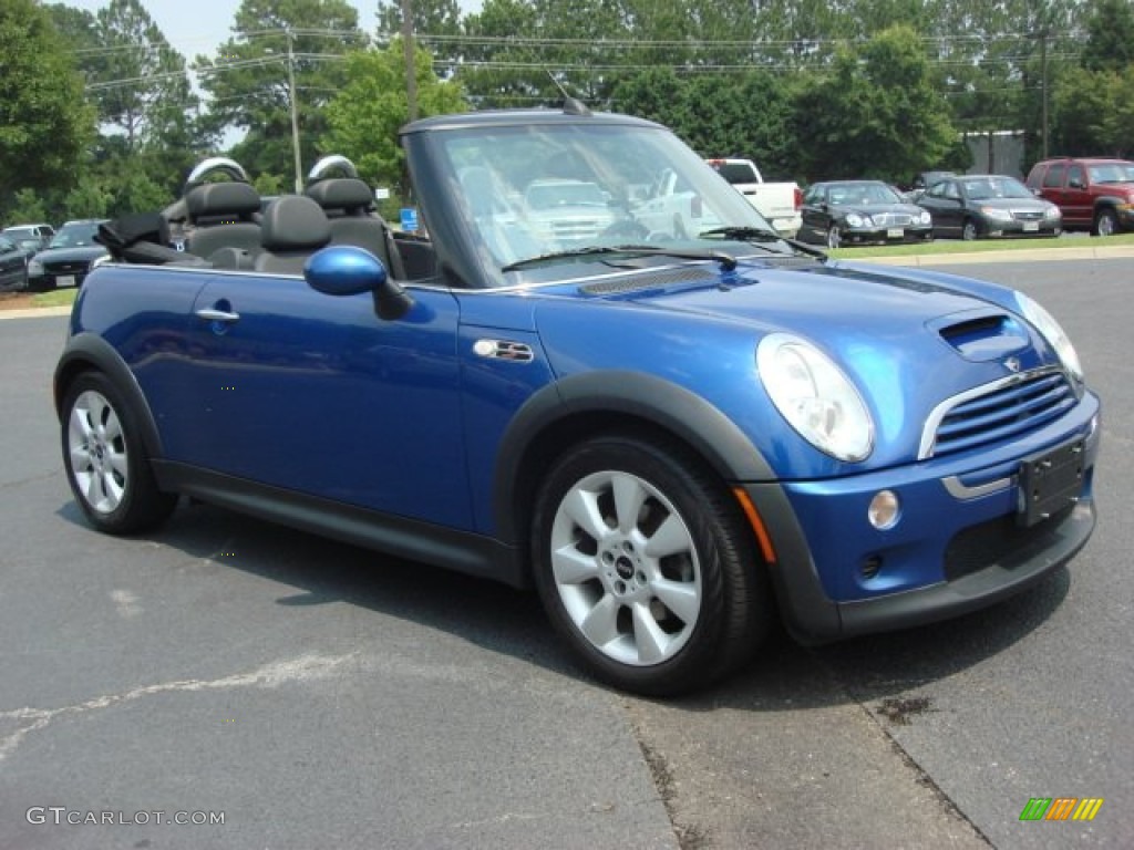 Hyper Blue Metallic 2005 Mini Cooper S Convertible Exterior Photo #51071453