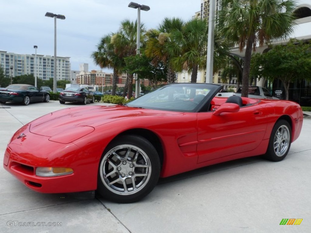 Torch Red 2002 Chevrolet Corvette Convertible Exterior Photo #51071693