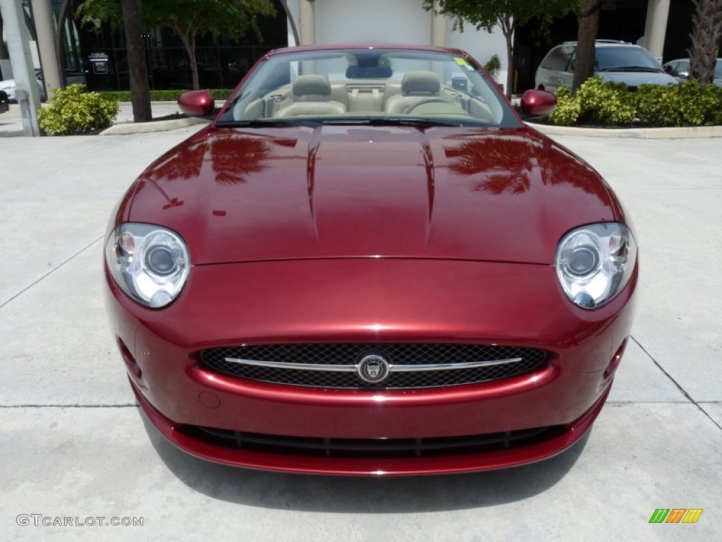 Radiance Red Metallic 2007 Jaguar XK XK8 Convertible Exterior Photo #51071825