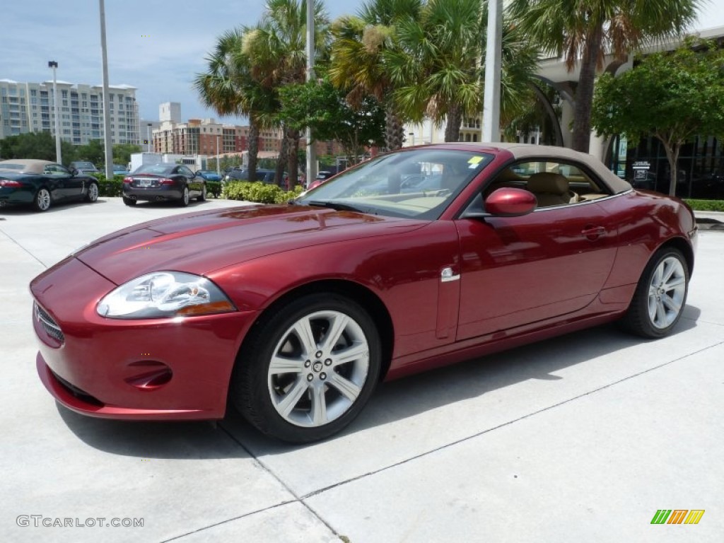 Radiance Red Metallic 2007 Jaguar XK XK8 Convertible Exterior Photo #51071846