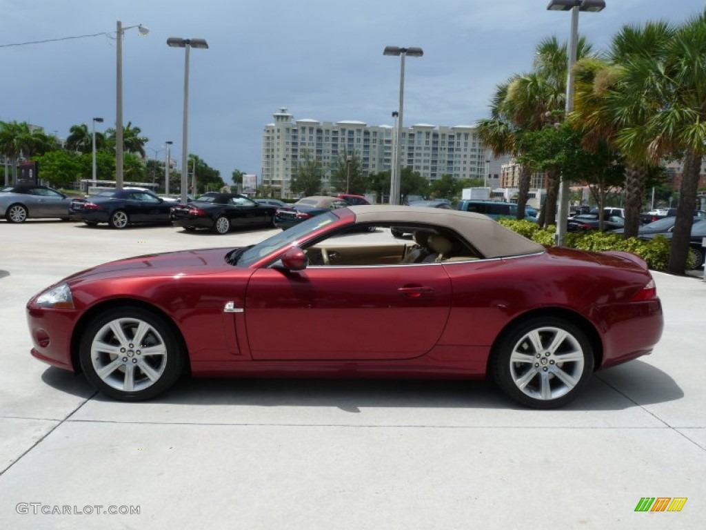 Radiance Red Metallic 2007 Jaguar XK XK8 Convertible Exterior Photo #51071870