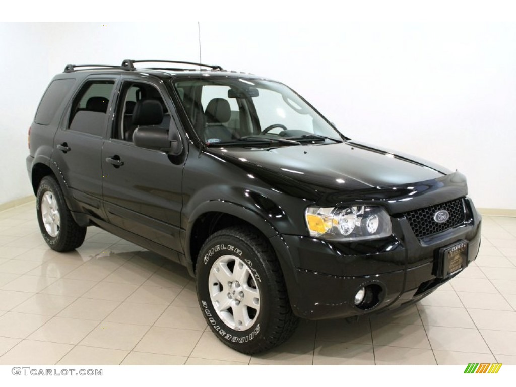 Black 2007 Ford Escape Limited 4WD Exterior Photo #51071960