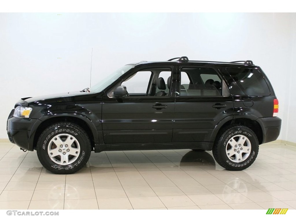 Black 2007 Ford Escape Limited 4WD Exterior Photo #51072005