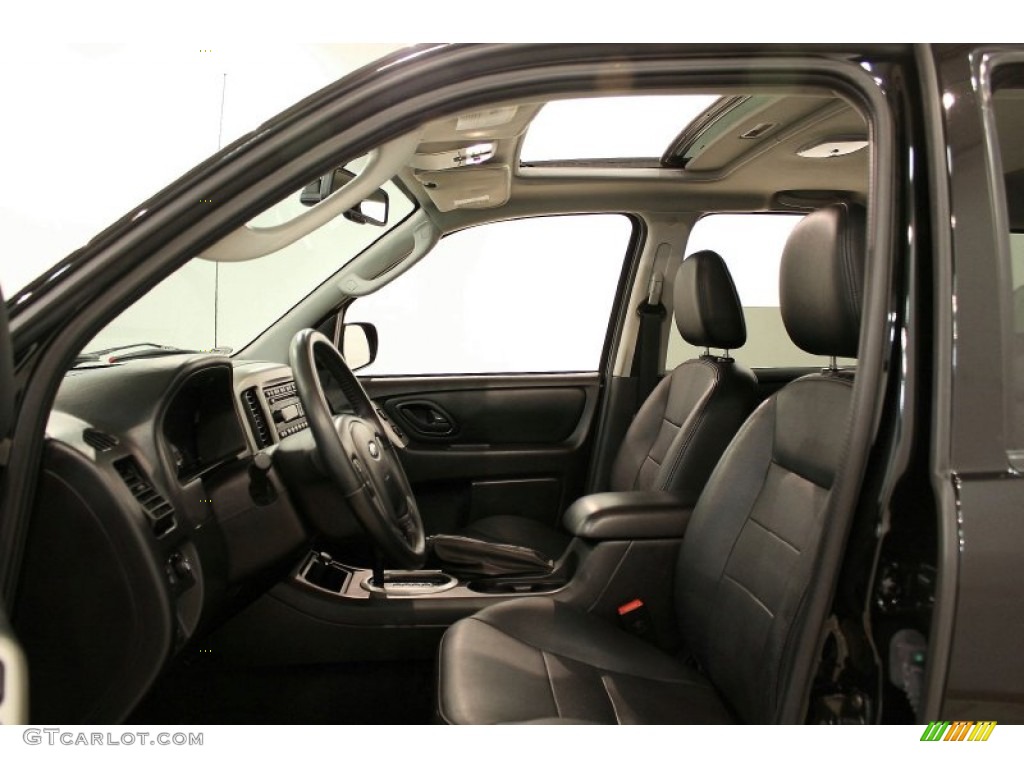 Ebony Interior 2007 Ford Escape Limited 4WD Photo #51072062