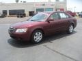 2009 Dark Cherry Red Hyundai Sonata GLS  photo #1