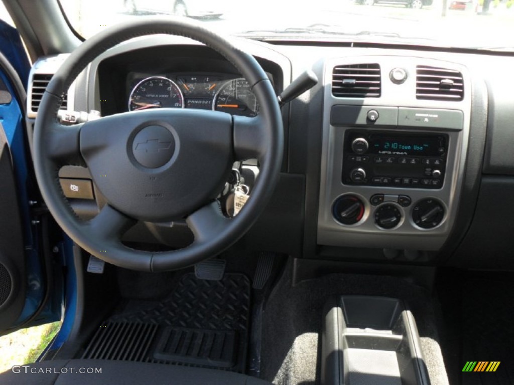 2011 Chevrolet Colorado LT Extended Cab Ebony Dashboard Photo #51073061