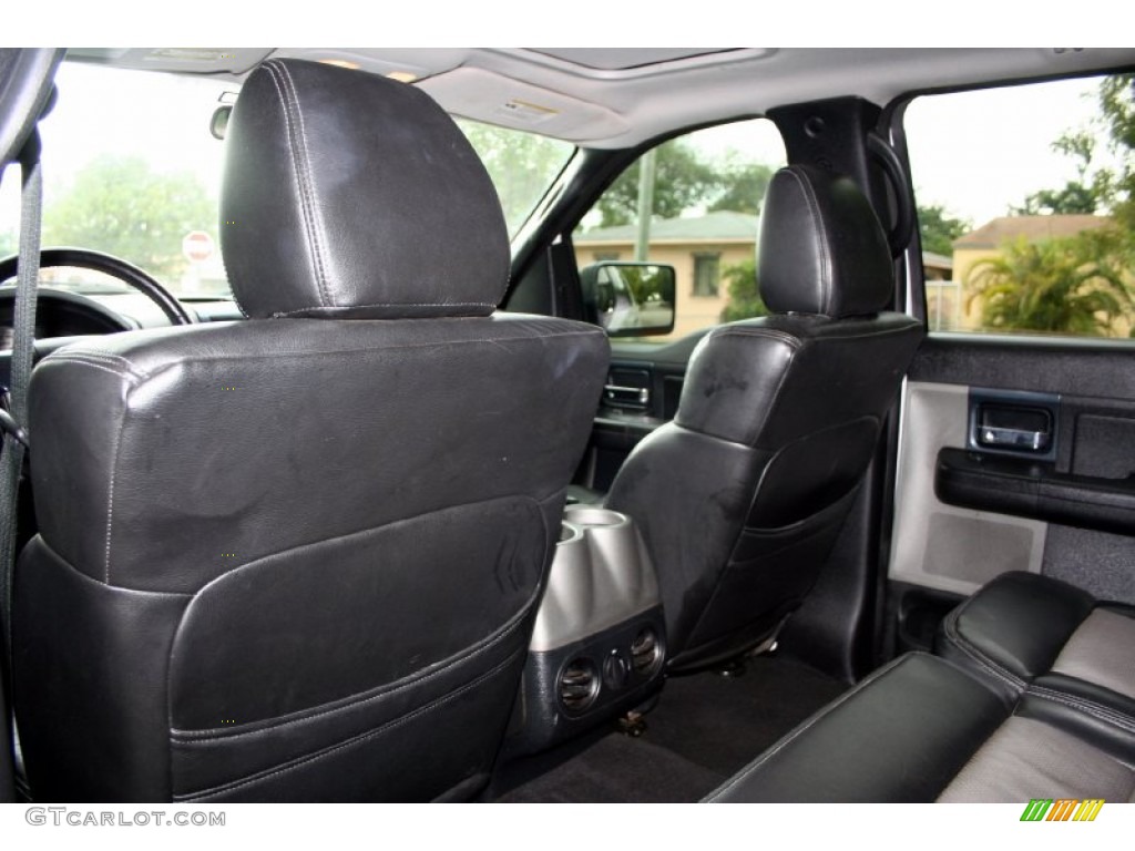 2005 F150 Lariat SuperCrew 4x4 - Oxford White / Black photo #49