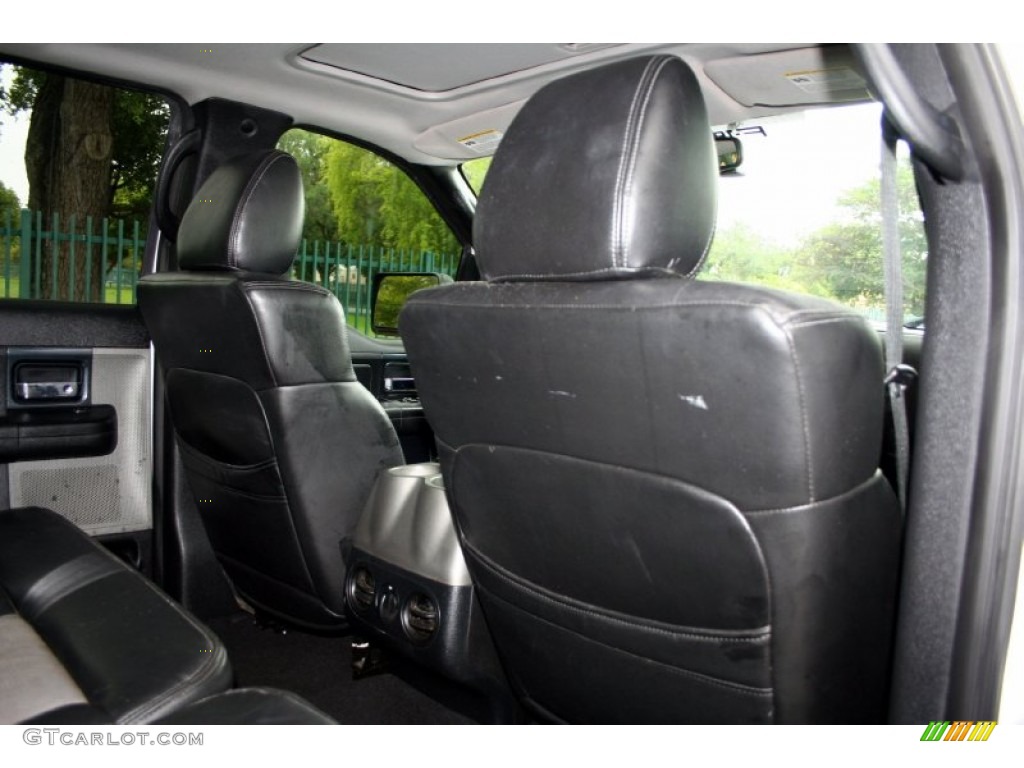 2005 F150 Lariat SuperCrew 4x4 - Oxford White / Black photo #50