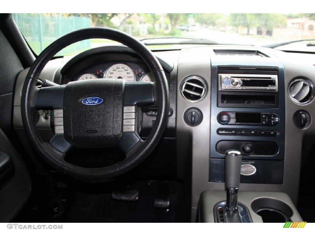 2005 F150 Lariat SuperCrew 4x4 - Oxford White / Black photo #71
