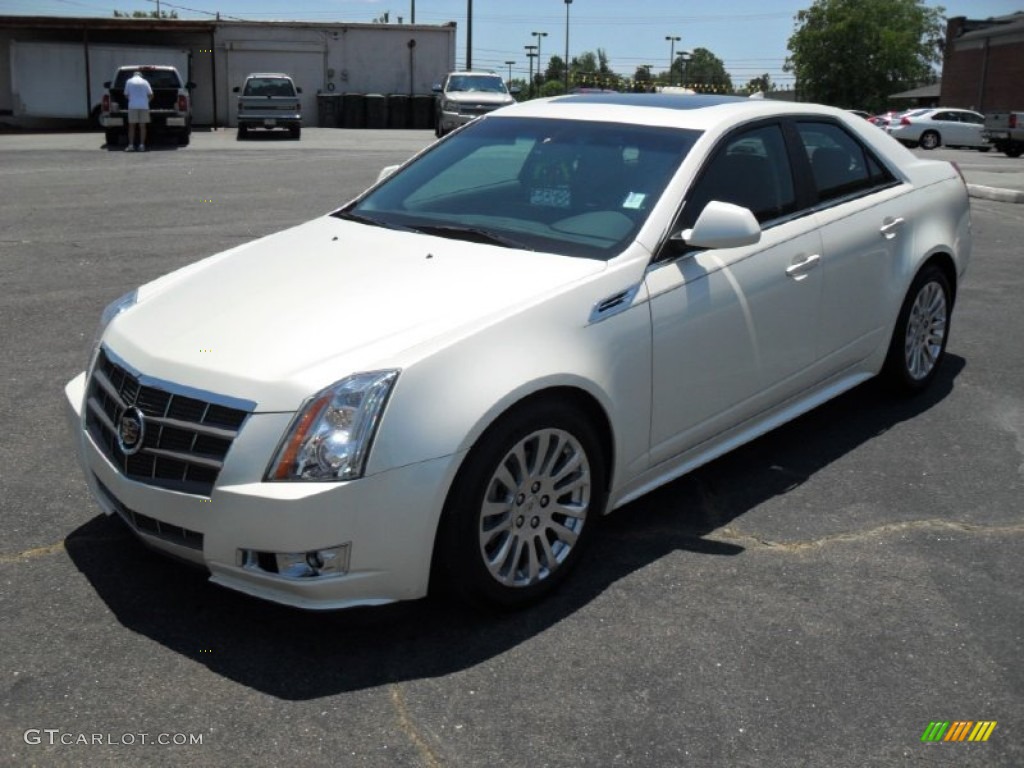 White Diamond Tricoat 2010 Cadillac CTS 4 3.6 AWD Sedan Exterior Photo #51073880