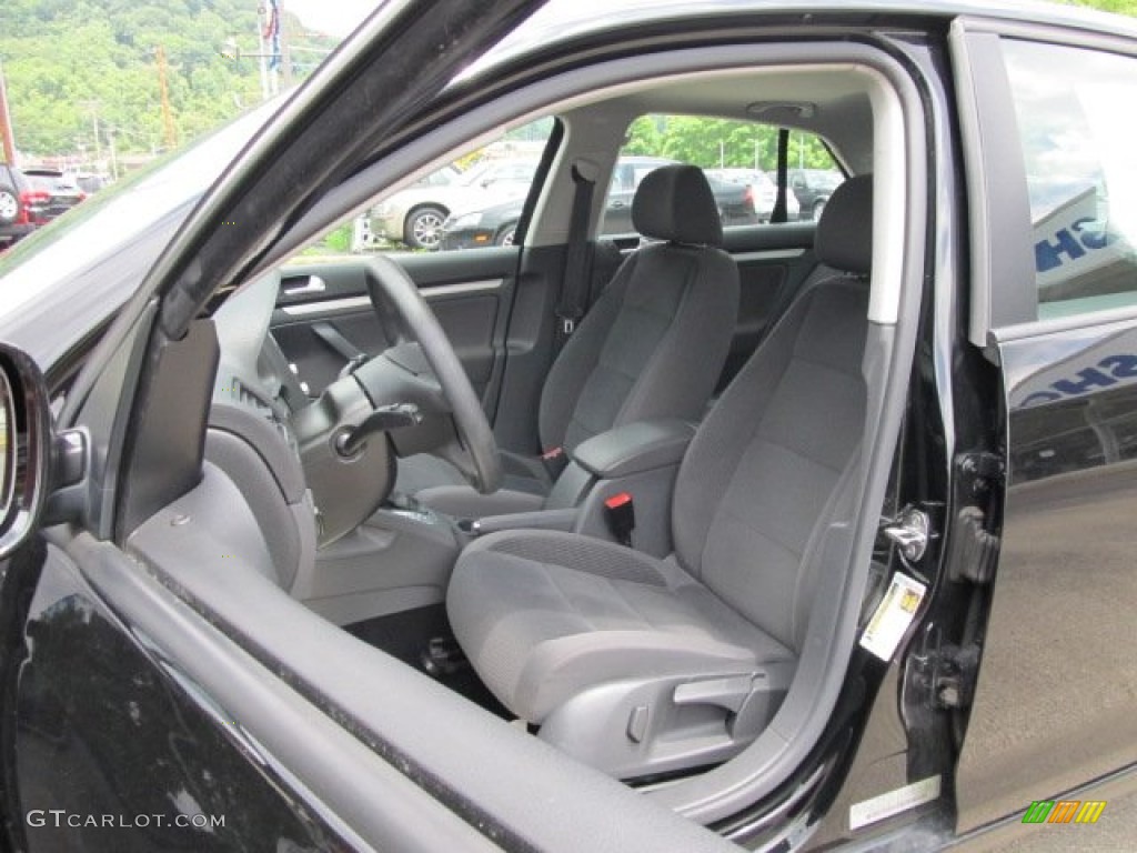 Anthracite Black Interior 2008 Volkswagen Jetta S Sedan Photo #51074558
