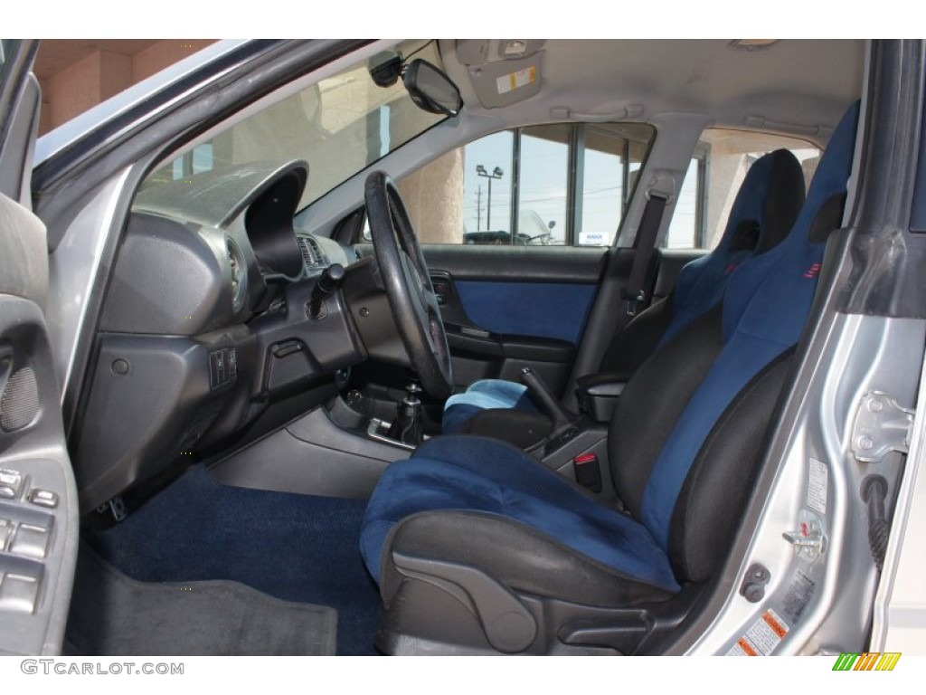 Blue Ecsaine/Black Interior 2004 Subaru Impreza WRX STi Photo #51075239