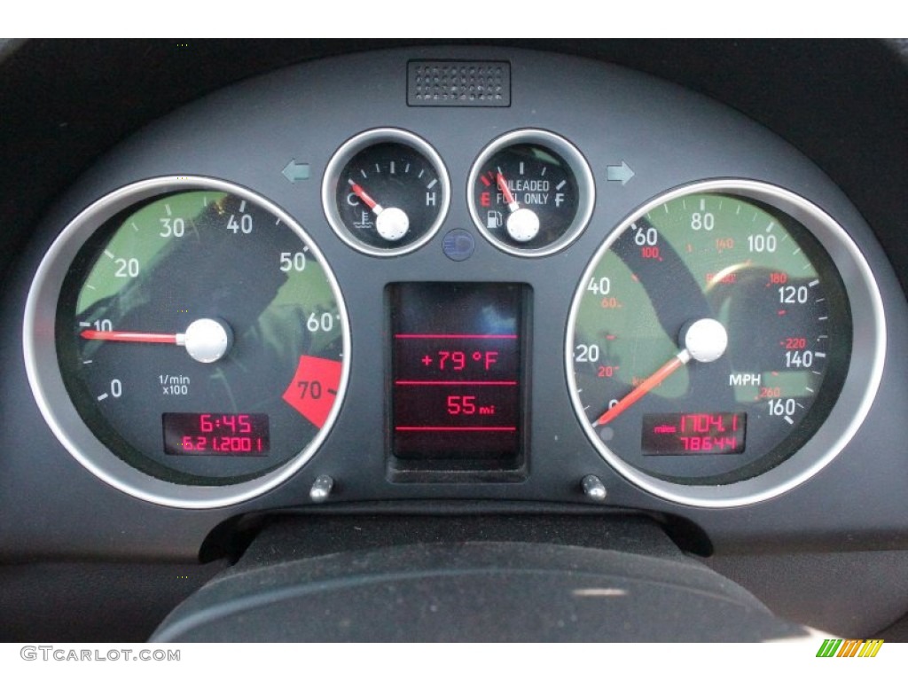 2001 Audi TT 1.8T quattro Roadster Gauges Photo #51075434