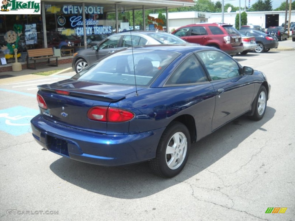 2002 Cavalier LS Coupe - Indigo Blue Metallic / Graphite photo #3