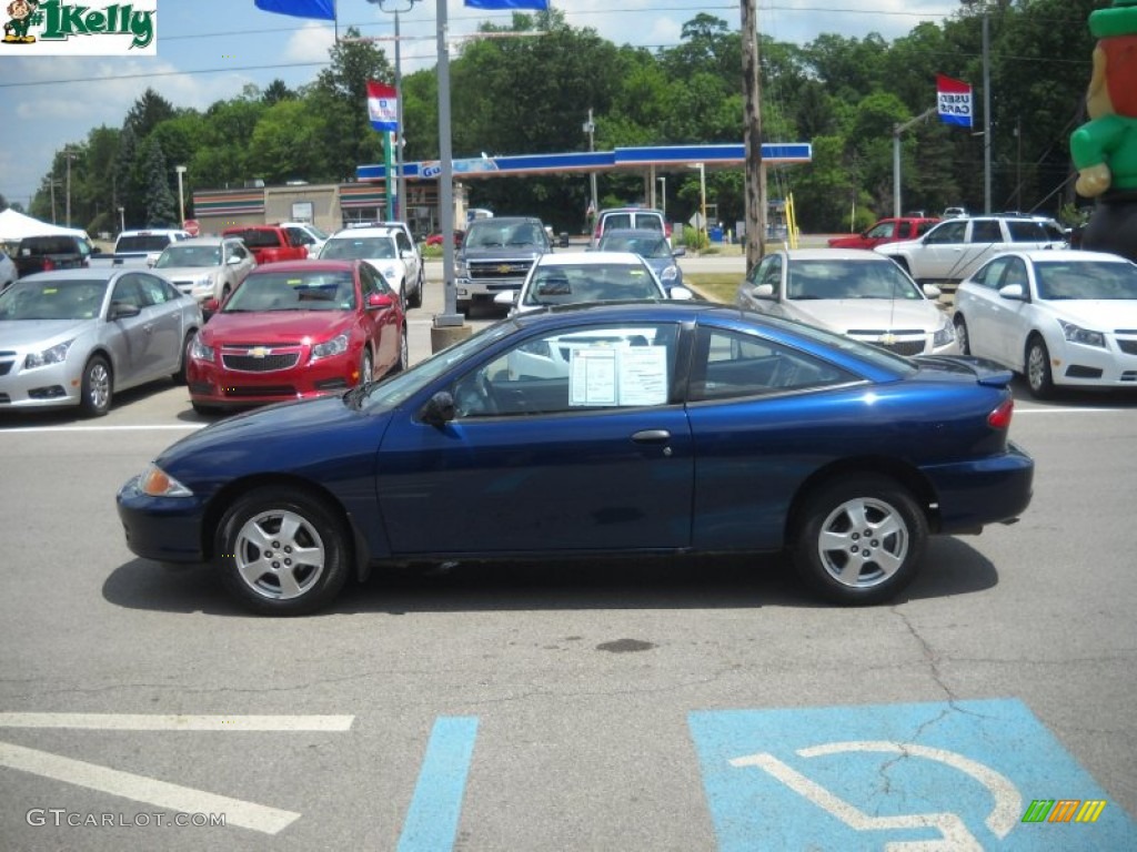 2002 Cavalier LS Coupe - Indigo Blue Metallic / Graphite photo #6