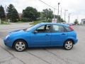 2007 Aqua Blue Metallic Ford Focus ZX5 SES Hatchback  photo #5