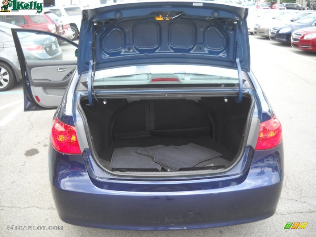2009 Elantra SE Sedan - Regatta Blue / Gray photo #4