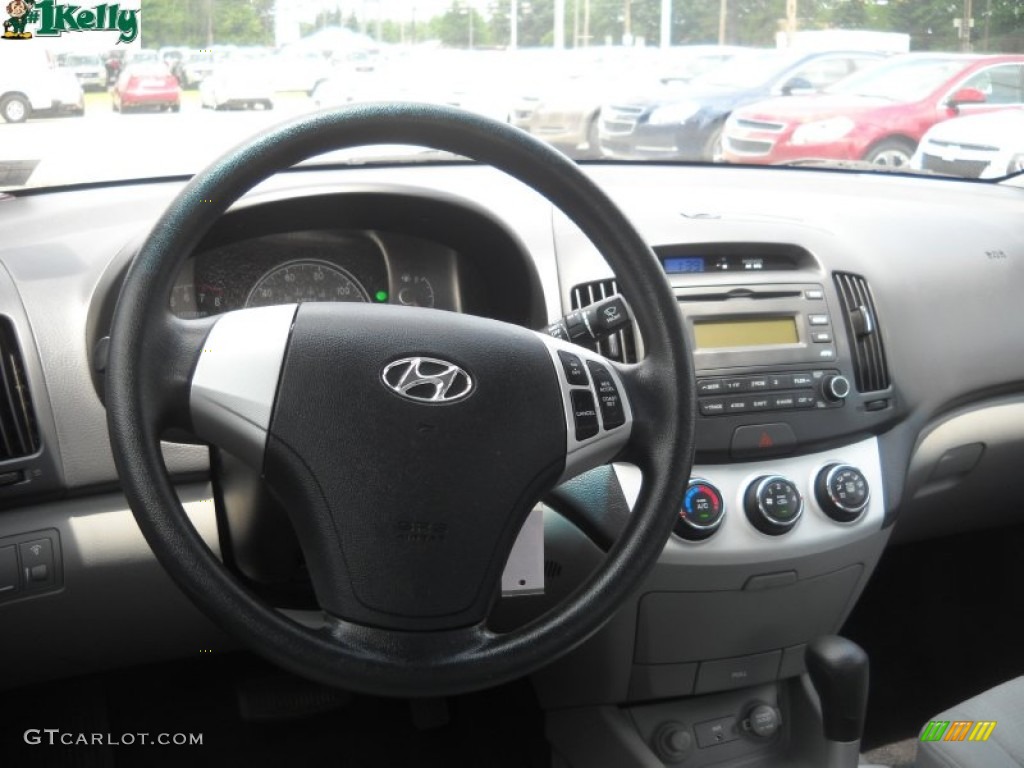 2009 Elantra SE Sedan - Regatta Blue / Gray photo #13
