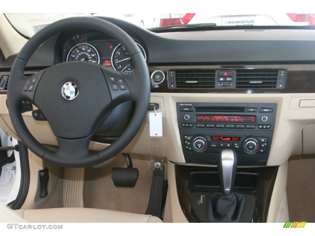 2011 3 Series 328i Sedan - Alpine White / Beige Dakota Leather photo #9