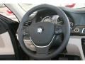 Oyster/Black Steering Wheel Photo for 2012 BMW 7 Series #51077951