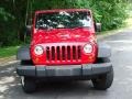 2008 Red Rock Crystal Pearl Jeep Wrangler X 4x4 Right Hand Drive  photo #1